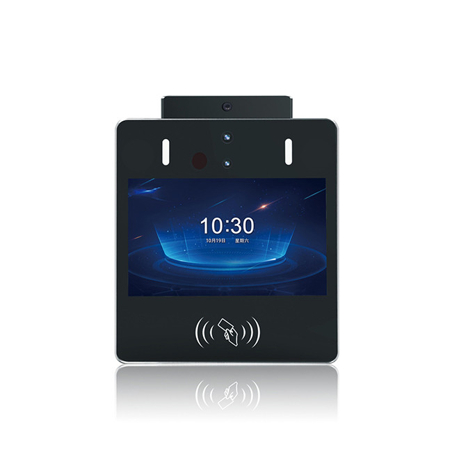 Multitouch  Face Biometric Reader Attendance Machine With Temperature Detector